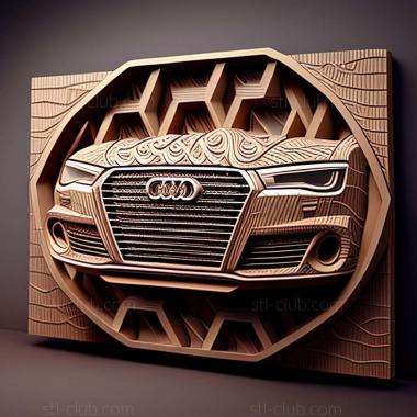 3D модель Audi A4 B8 (STL)